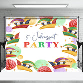 Anpassen Bunt Hut Boot 5 Jahreszeit Party Hintergrund